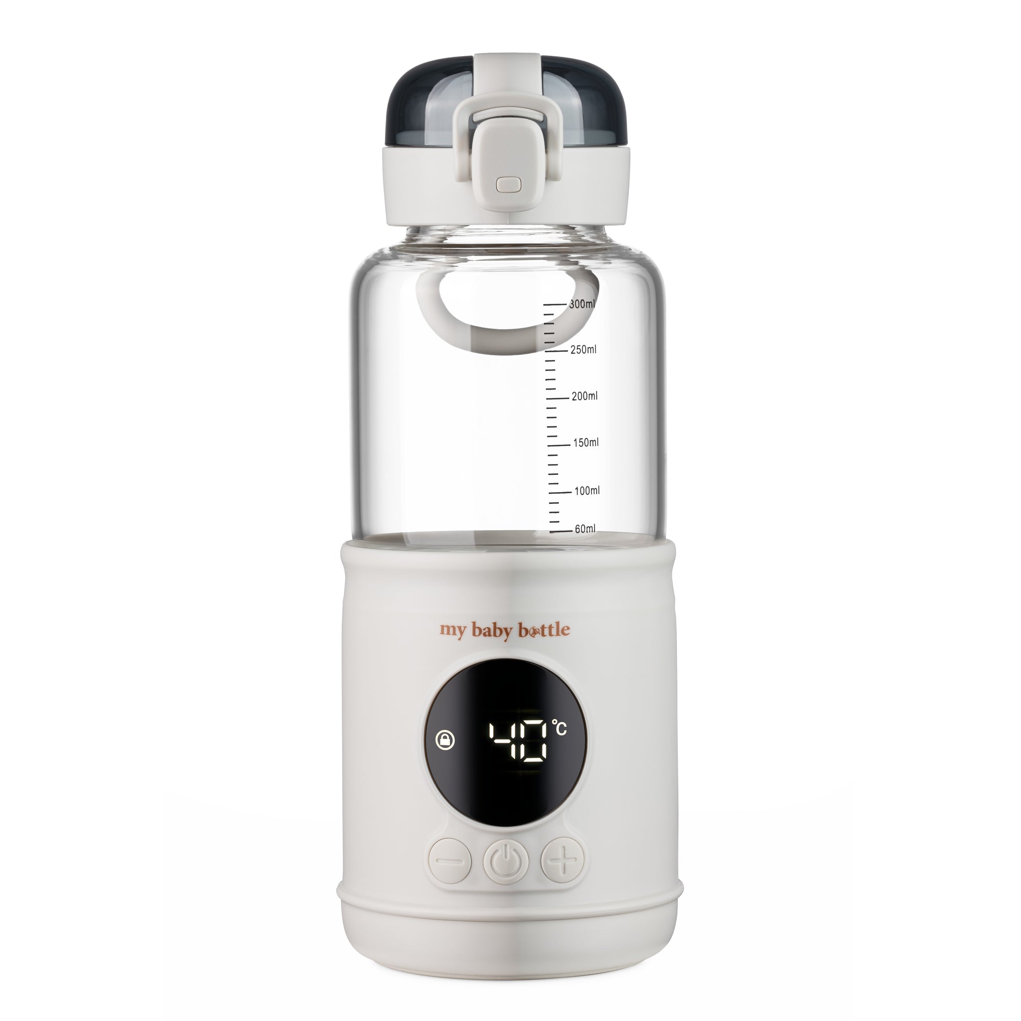 MyBabyBottle Pro - Портативний підігрівач для води та молока для немовлят - Білий