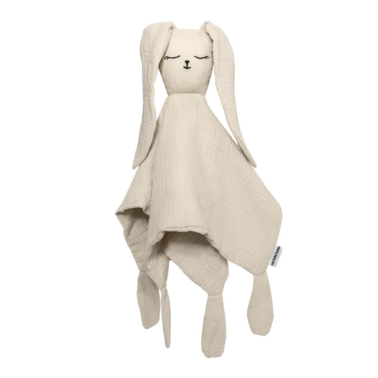 MyBabyBestie – муслінова іграшка-обіймашка Зайчик