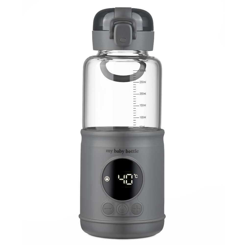 MyBabyBottle Pro - Портативний підігрівач для води та молока для немовлят - Сірий